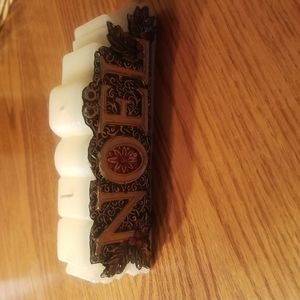 Vintage "NOEL" Christmas Candle
